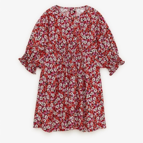 Zara Other - Zara Floral Print Dress
